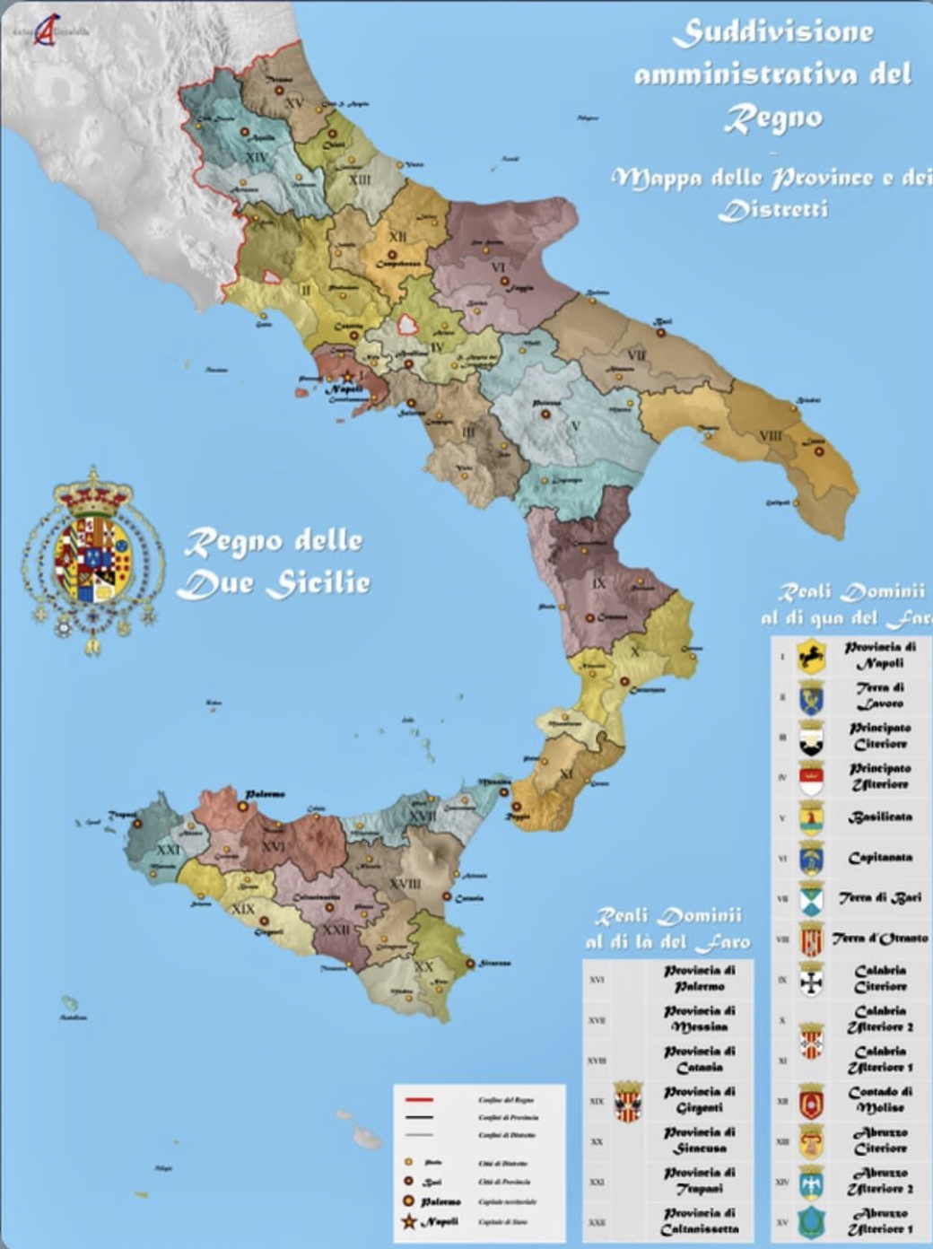 Scopri di più sull'articolo Perché il Regno delle Due Sicilie si chiamava così?
